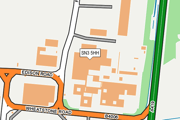 SN3 5HH map - OS OpenMap – Local (Ordnance Survey) SN3 5HH map - OS OpenMap – Local (Ordnance Survey)