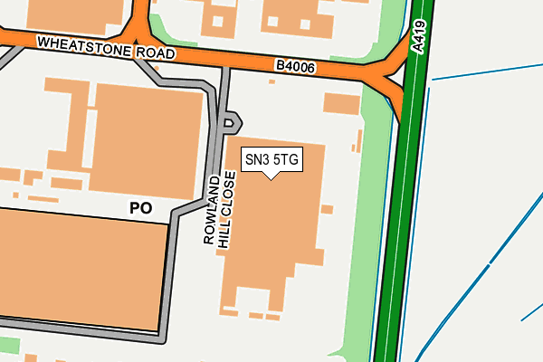 SN3 5TG map - OS OpenMap – Local (Ordnance Survey) SN3 5TG map - OS OpenMap – Local (Ordnance Survey)