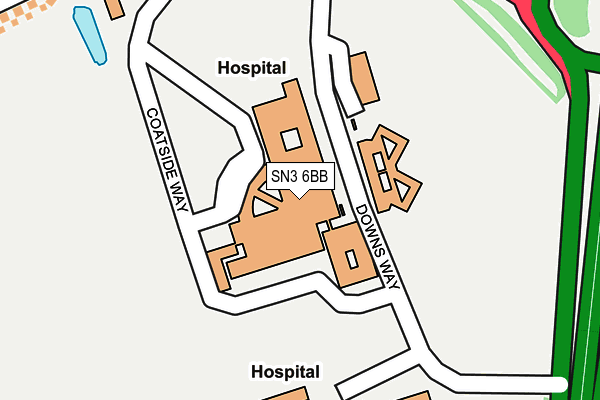 SN3 6BB map - OS OpenMap – Local (Ordnance Survey) SN3 6BB map - OS OpenMap – Local (Ordnance Survey)