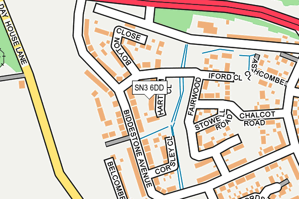 SN3 6DD map - OS OpenMap – Local (Ordnance Survey) SN3 6DD map - OS OpenMap – Local (Ordnance Survey)