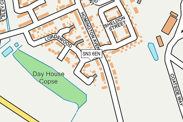 SN3 6EN map - OS OpenMap – Local (Ordnance Survey) SN3 6EN map - OS OpenMap – Local (Ordnance Survey)