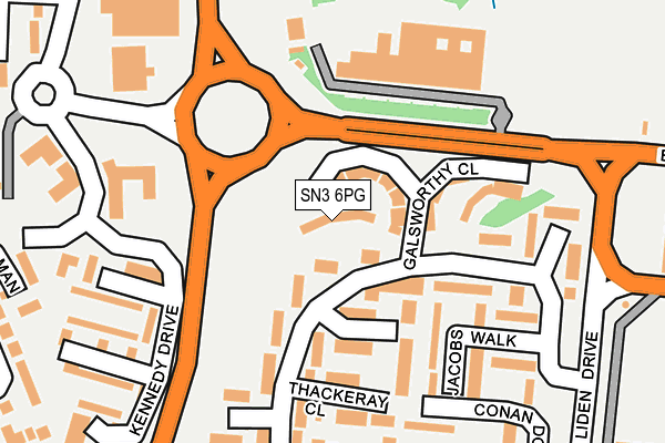 SN3 6PG map - OS OpenMap – Local (Ordnance Survey) SN3 6PG map - OS OpenMap – Local (Ordnance Survey)