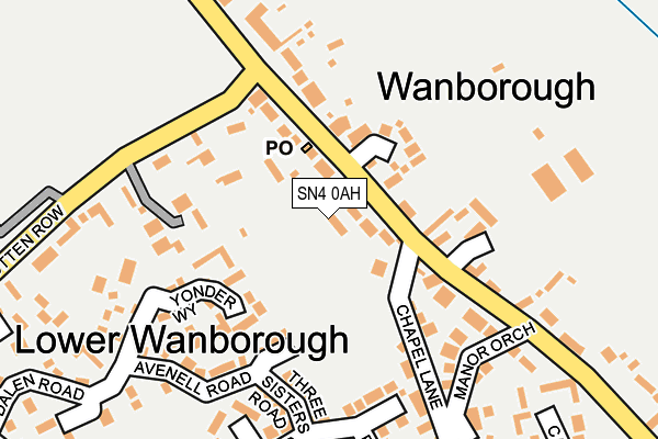 SN4 0AH map - OS OpenMap – Local (Ordnance Survey) SN4 0AH map - OS OpenMap – Local (Ordnance Survey)