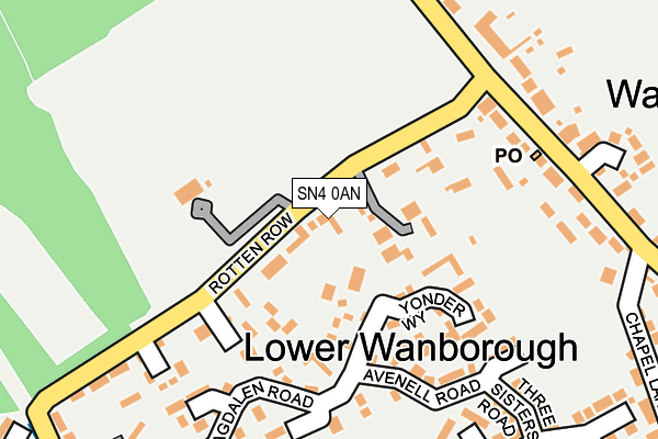 SN4 0AN map - OS OpenMap – Local (Ordnance Survey) SN4 0AN map - OS OpenMap – Local (Ordnance Survey)