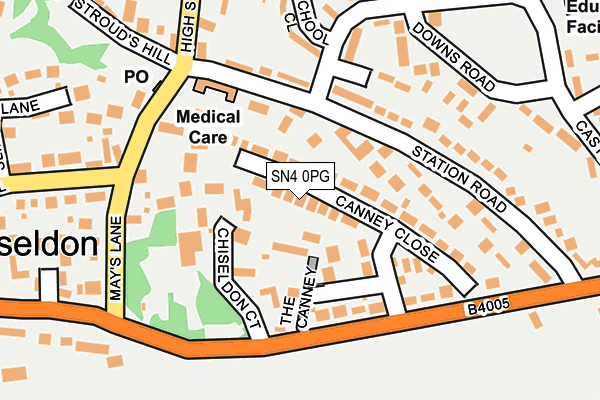 SN4 0PG map - OS OpenMap – Local (Ordnance Survey) SN4 0PG map - OS OpenMap – Local (Ordnance Survey)