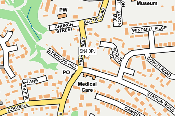 SN4 0PJ map - OS OpenMap – Local (Ordnance Survey) SN4 0PJ map - OS OpenMap – Local (Ordnance Survey)