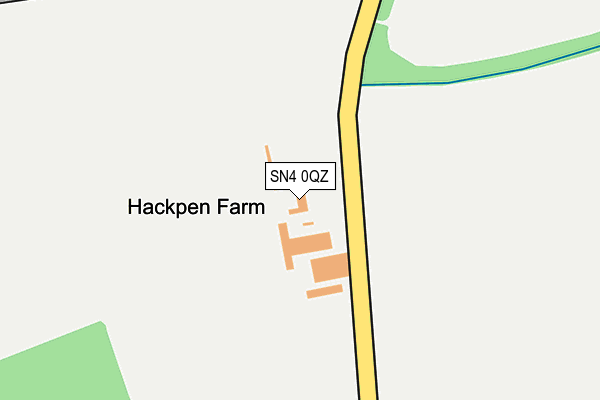 SN4 0QZ map - OS OpenMap – Local (Ordnance Survey) SN4 0QZ map - OS OpenMap – Local (Ordnance Survey)