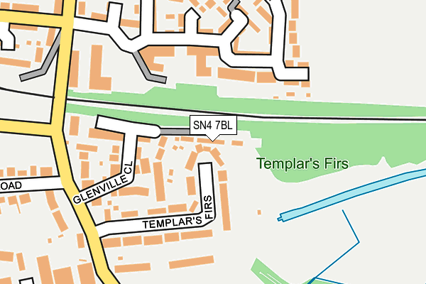 SN4 7BL map - OS OpenMap – Local (Ordnance Survey) SN4 7BL map - OS OpenMap – Local (Ordnance Survey)