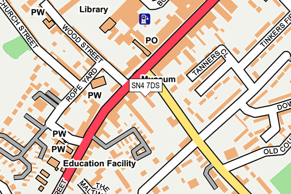 SN4 7DS map - OS OpenMap – Local (Ordnance Survey) SN4 7DS map - OS OpenMap – Local (Ordnance Survey)