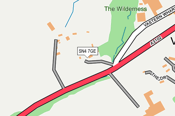SN4 7GE map - OS OpenMap – Local (Ordnance Survey) SN4 7GE map - OS OpenMap – Local (Ordnance Survey)