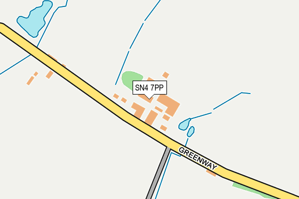 SN4 7PP map - OS OpenMap – Local (Ordnance Survey) SN4 7PP map - OS OpenMap – Local (Ordnance Survey)