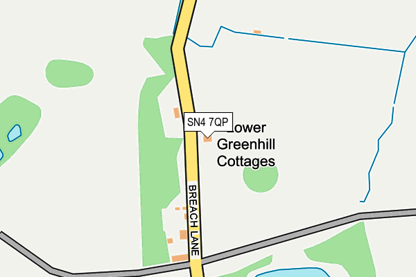 SN4 7QP map - OS OpenMap – Local (Ordnance Survey) SN4 7QP map - OS OpenMap – Local (Ordnance Survey)