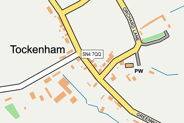 SN4 7QQ map - OS OpenMap – Local (Ordnance Survey) SN4 7QQ map - OS OpenMap – Local (Ordnance Survey)