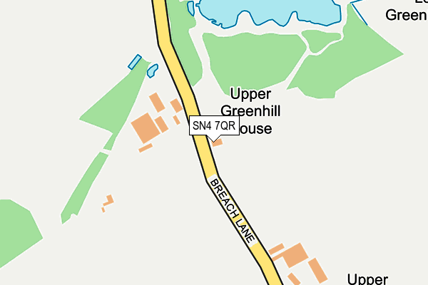 SN4 7QR map - OS OpenMap – Local (Ordnance Survey) SN4 7QR map - OS OpenMap – Local (Ordnance Survey)