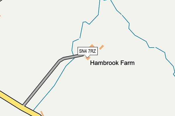 SN4 7RZ map - OS OpenMap – Local (Ordnance Survey) SN4 7RZ map - OS OpenMap – Local (Ordnance Survey)