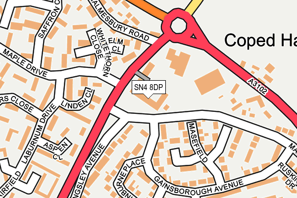 SN4 8DP map - OS OpenMap – Local (Ordnance Survey) SN4 8DP map - OS OpenMap – Local (Ordnance Survey)