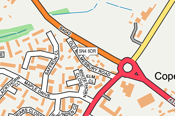 SN4 8DR map - OS OpenMap – Local (Ordnance Survey) SN4 8DR map - OS OpenMap – Local (Ordnance Survey)