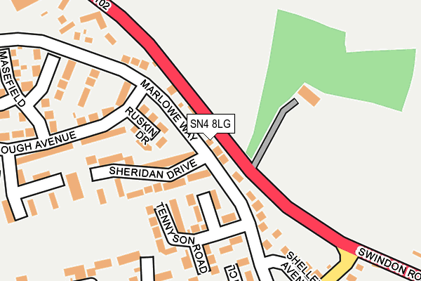 SN4 8LG map - OS OpenMap – Local (Ordnance Survey) SN4 8LG map - OS OpenMap – Local (Ordnance Survey)