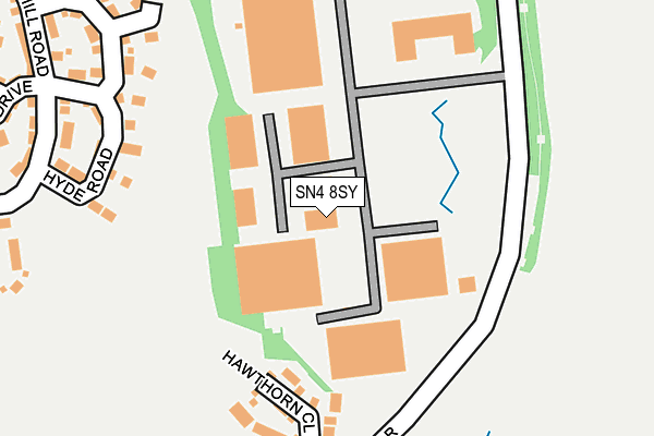 SN4 8SY map - OS OpenMap – Local (Ordnance Survey) SN4 8SY map - OS OpenMap – Local (Ordnance Survey)