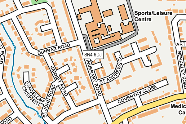 SN4 9DJ map - OS OpenMap – Local (Ordnance Survey) SN4 9DJ map - OS OpenMap – Local (Ordnance Survey)