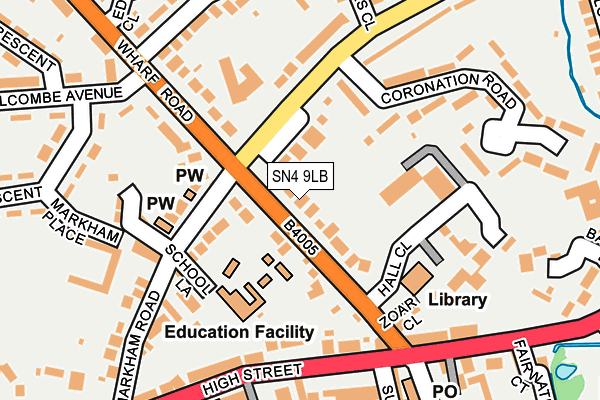 SN4 9LB map - OS OpenMap – Local (Ordnance Survey) SN4 9LB map - OS OpenMap – Local (Ordnance Survey)
