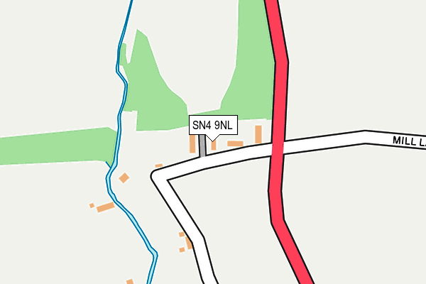 SN4 9NL map - OS OpenMap – Local (Ordnance Survey) SN4 9NL map - OS OpenMap – Local (Ordnance Survey)