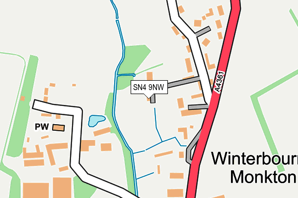 SN4 9NW map - OS OpenMap – Local (Ordnance Survey) SN4 9NW map - OS OpenMap – Local (Ordnance Survey)
