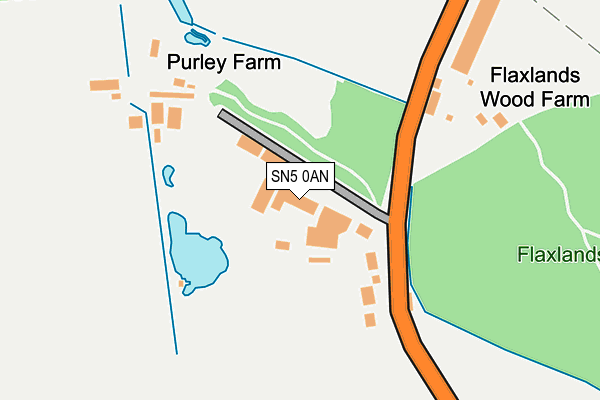 SN5 0AN map - OS OpenMap – Local (Ordnance Survey) SN5 0AN map - OS OpenMap – Local (Ordnance Survey)