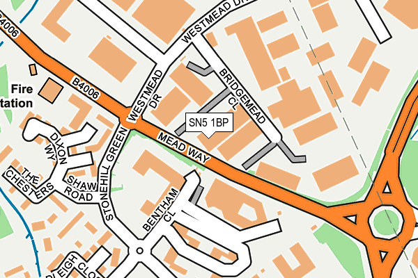 SN5 1BP map - OS OpenMap – Local (Ordnance Survey) SN5 1BP map - OS OpenMap – Local (Ordnance Survey)