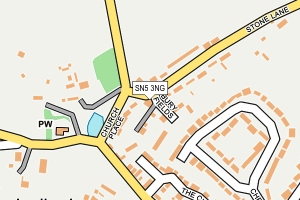 SN5 3NG map - OS OpenMap – Local (Ordnance Survey) SN5 3NG map - OS OpenMap – Local (Ordnance Survey)