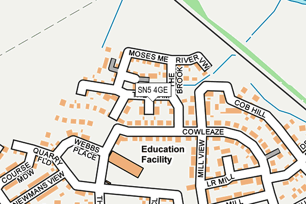 SN5 4GE map - OS OpenMap – Local (Ordnance Survey) SN5 4GE map - OS OpenMap – Local (Ordnance Survey)