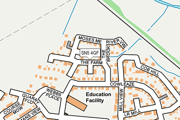 SN5 4GF map - OS OpenMap – Local (Ordnance Survey) SN5 4GF map - OS OpenMap – Local (Ordnance Survey)