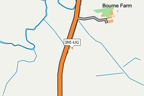 SN5 4JQ map - OS OpenMap – Local (Ordnance Survey) SN5 4JQ map - OS OpenMap – Local (Ordnance Survey)