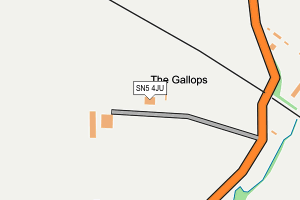 SN5 4JU map - OS OpenMap – Local (Ordnance Survey) SN5 4JU map - OS OpenMap – Local (Ordnance Survey)