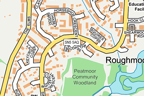 SN5 5AQ map - OS OpenMap – Local (Ordnance Survey) SN5 5AQ map - OS OpenMap – Local (Ordnance Survey)