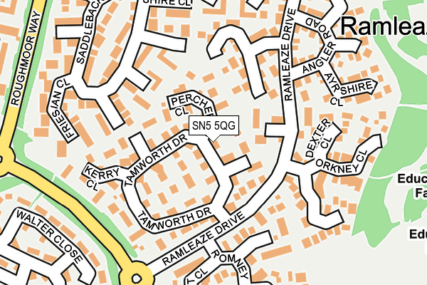 SN5 5QG map - OS OpenMap – Local (Ordnance Survey) SN5 5QG map - OS OpenMap – Local (Ordnance Survey)