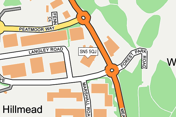 SN5 5QJ map - OS OpenMap – Local (Ordnance Survey) SN5 5QJ map - OS OpenMap – Local (Ordnance Survey)