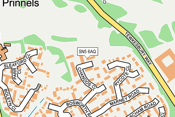 SN5 6AQ map - OS OpenMap – Local (Ordnance Survey) SN5 6AQ map - OS OpenMap – Local (Ordnance Survey)