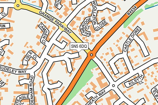 SN5 6DQ map - OS OpenMap – Local (Ordnance Survey) SN5 6DQ map - OS OpenMap – Local (Ordnance Survey)