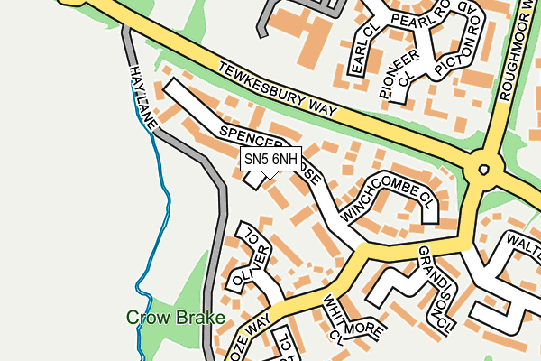 SN5 6NH map - OS OpenMap – Local (Ordnance Survey) SN5 6NH map - OS OpenMap – Local (Ordnance Survey)