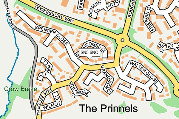 SN5 6NQ map - OS OpenMap – Local (Ordnance Survey) SN5 6NQ map - OS OpenMap – Local (Ordnance Survey)