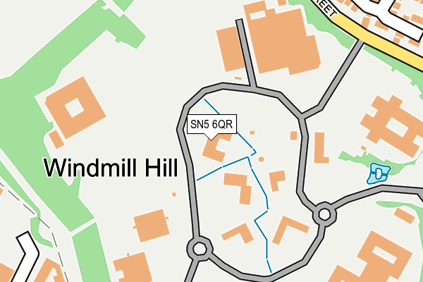 SN5 6QR map - OS OpenMap – Local (Ordnance Survey) SN5 6QR map - OS OpenMap – Local (Ordnance Survey)