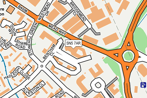 SN5 7AR map - OS OpenMap – Local (Ordnance Survey) SN5 7AR map - OS OpenMap – Local (Ordnance Survey)