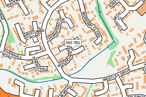 SN5 7BQ map - OS OpenMap – Local (Ordnance Survey) SN5 7BQ map - OS OpenMap – Local (Ordnance Survey)