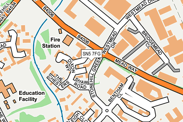 SN5 7FG map - OS OpenMap – Local (Ordnance Survey) SN5 7FG map - OS OpenMap – Local (Ordnance Survey)