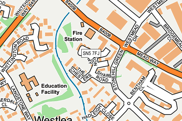 SN5 7FJ map - OS OpenMap – Local (Ordnance Survey) SN5 7FJ map - OS OpenMap – Local (Ordnance Survey)