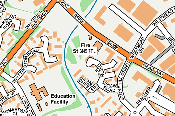 SN5 7FL map - OS OpenMap – Local (Ordnance Survey)