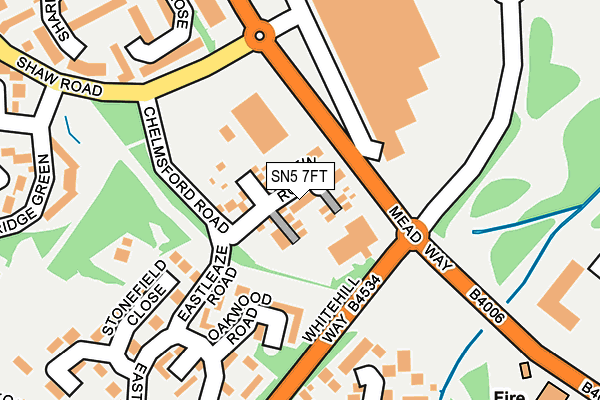 SN5 7FT map - OS OpenMap – Local (Ordnance Survey) SN5 7FT map - OS OpenMap – Local (Ordnance Survey)