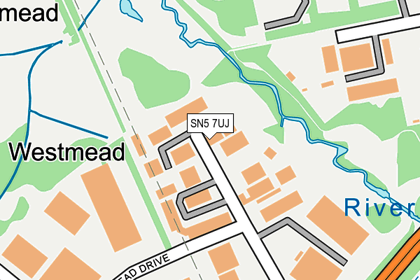 SN5 7UJ map - OS OpenMap – Local (Ordnance Survey) SN5 7UJ map - OS OpenMap – Local (Ordnance Survey)