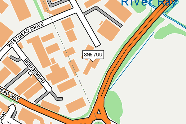 SN5 7UU map - OS OpenMap – Local (Ordnance Survey) SN5 7UU map - OS OpenMap – Local (Ordnance Survey)